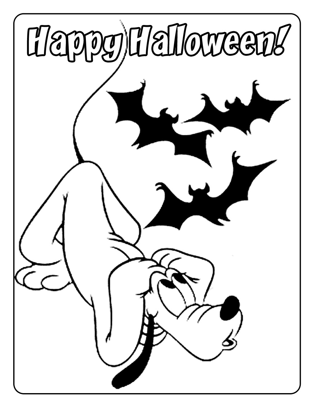 kaboose coloring pages halloween mickey - photo #44