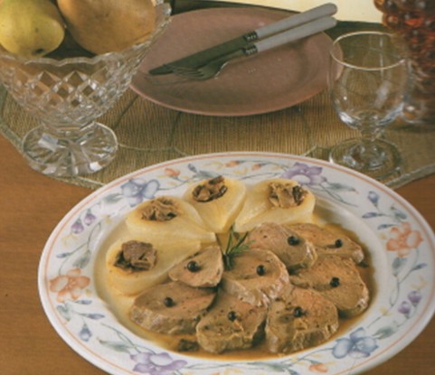 filetto di maiale con le pere