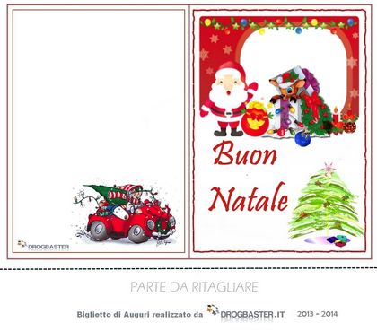 bigliettino e cards auguri Natale 2017