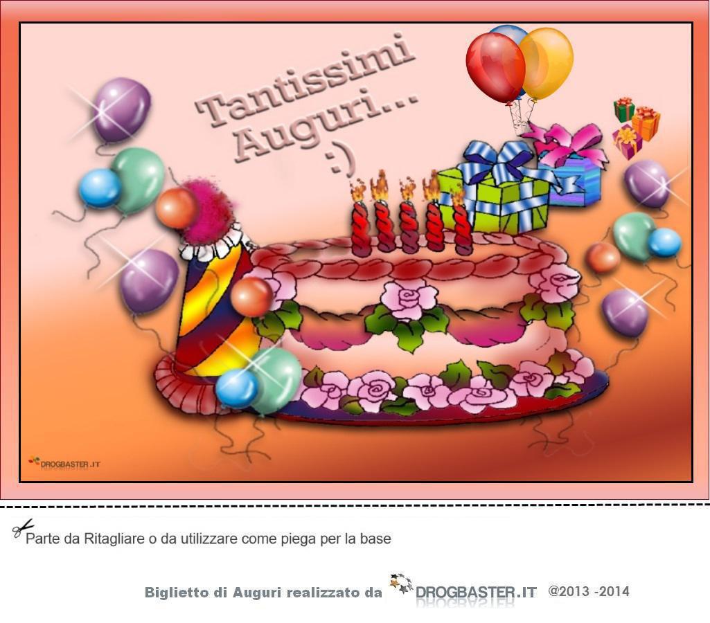 CARTOLINE BUON COMPLEANNO GRATIS DA SCARICARE - Trevartfactory