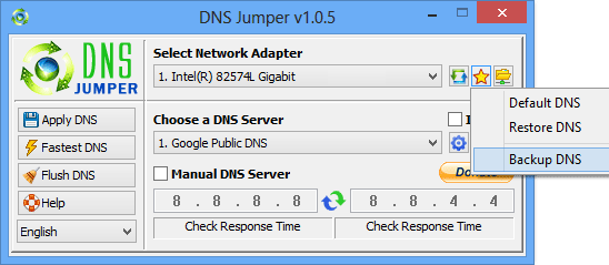 DNS Jumper programma