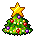 albero di Natale decorato