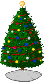 albero di Natale decorato animato