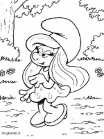 La puffetta da colorare