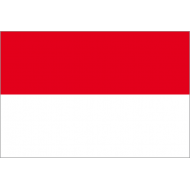 bandiera di Monaco (del Principato di Monaco) adottata nel 1881