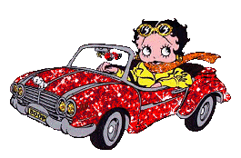 immagini di Betty Boop guida auto