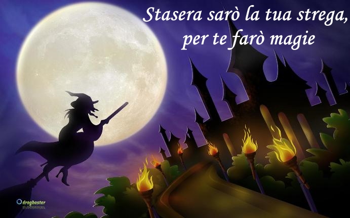 Cartolina virtuale paesaggio halloween