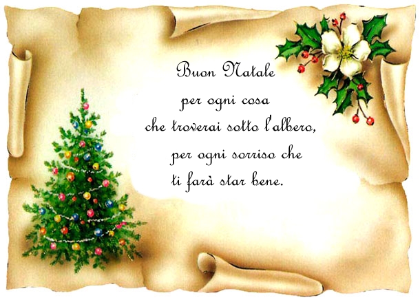 Messaggi Buon Natale.Cartoline Auguri Di Buon Natale