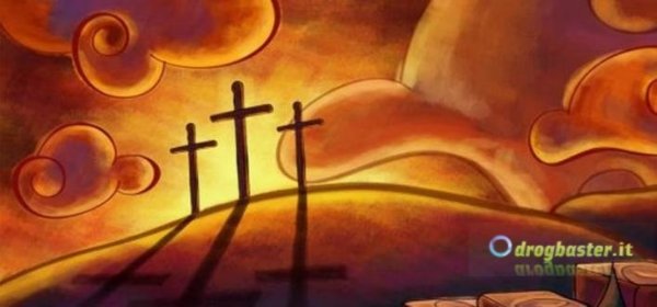 copertina via crucis sfondo per Pasqua