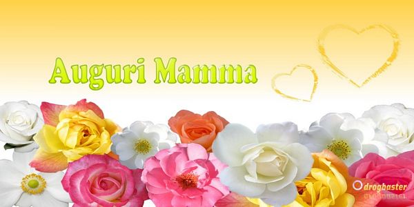 Auguri mamma copertina gratis con fiori per Facebook