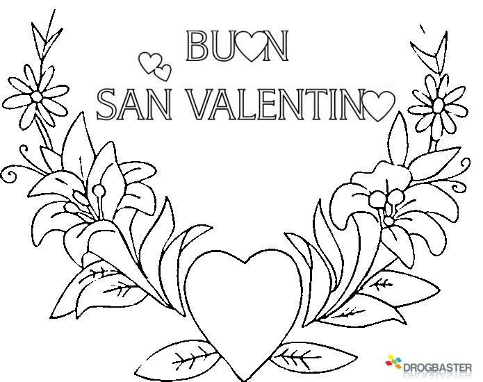 Disegni Da Stampare E Colorare Per San Valentino