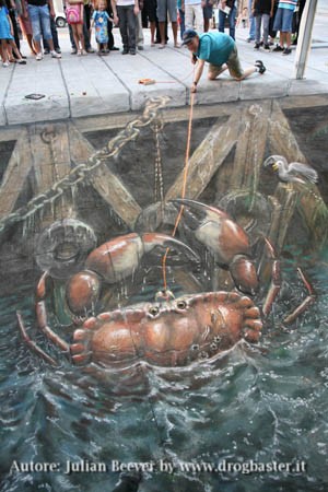 granchio gigante tridimensionale