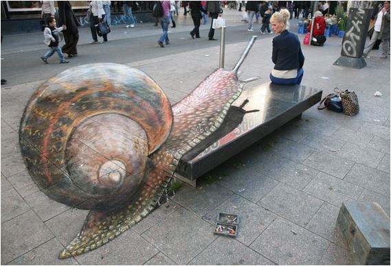 risultato finale della lumaca in 3d