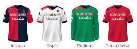Cagliari divise ufficiale della stagione