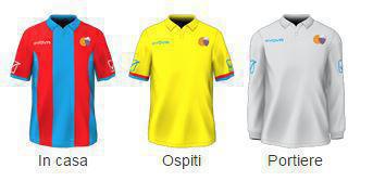Catania divise ufficiale della stagione