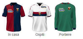 Genoa divise ufficiale della stagione