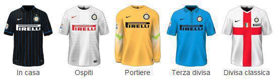Inter divise ufficiale della stagione