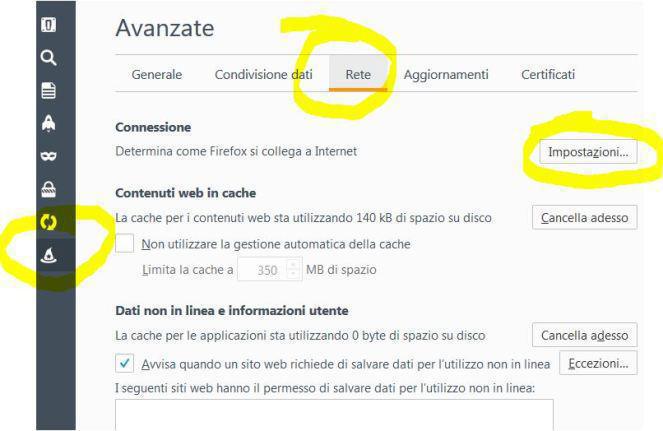 navigare in anonimato con Firefox