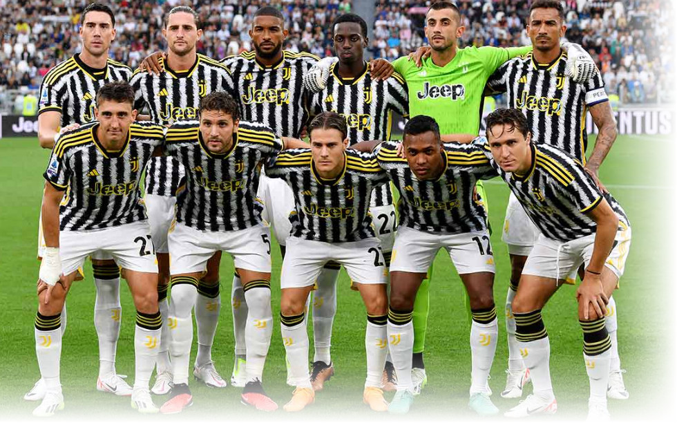 Foto di gruppo squadra Juventus