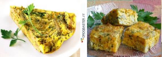 Ricetta frittata carciofi
