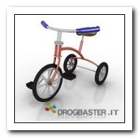 triciclo in miniatura