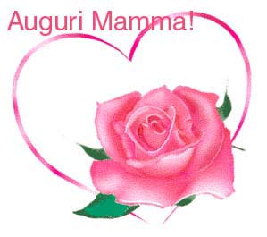 Auguri Mamma con rosa