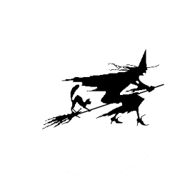 befana sfondo bianco color nero