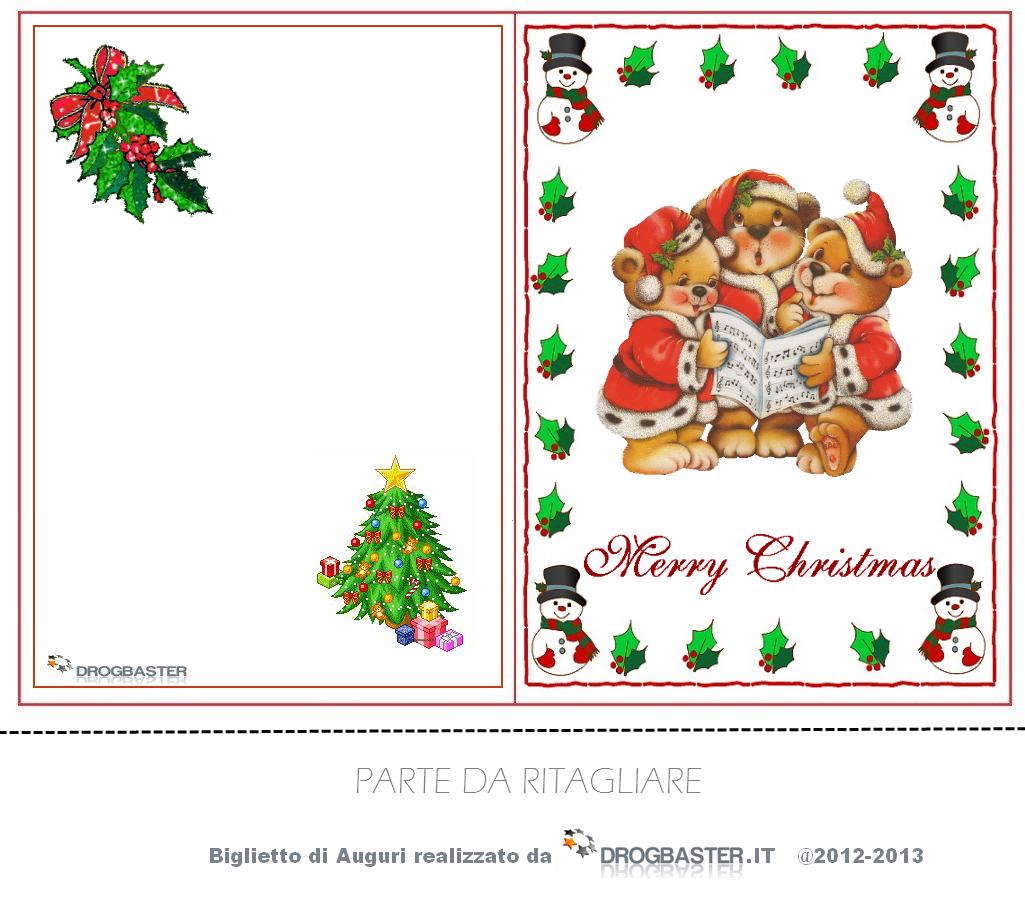 Cartoline Di Natale Da Stampare.Biglietti Di Natale Da Stampare Gratis Per Auguri Di Buon Natale