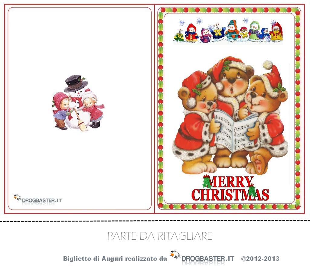 Cartoline Di Natale Da Stampare.Biglietti Di Natale Da Stampare Gratis Per Auguri Di Buon Natale