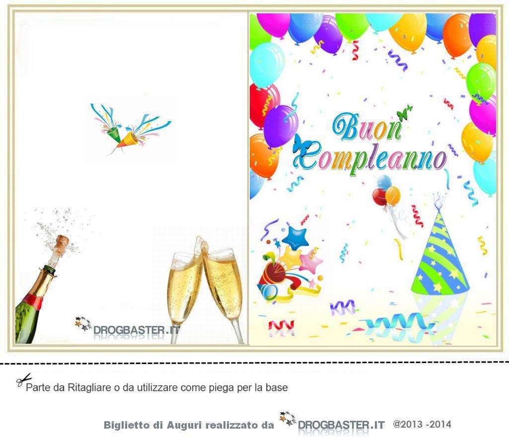 Biglietti Gratis Compleanno Stampa Il Biglietto D Auguri