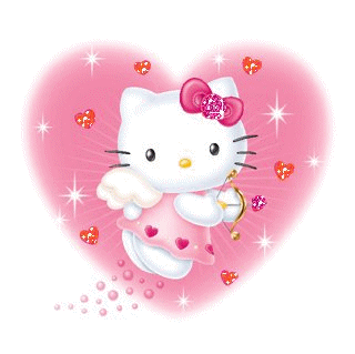 Hello Kitty al centro di un cuore