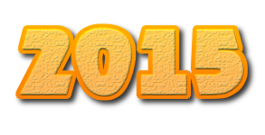 scritta in cifre numerica 2015