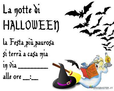 Per la festa di Halloween immagini per invito Party