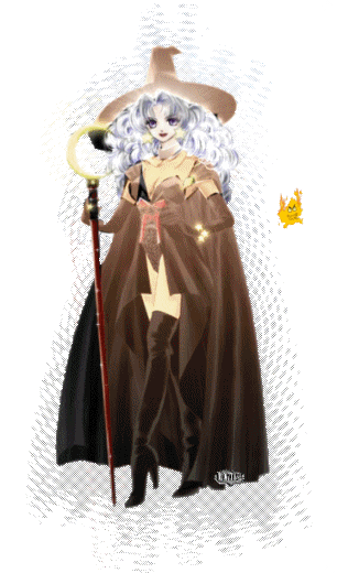 strega vestita molto elegante