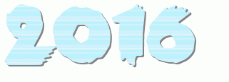 Cifre in grassetto scritte anno 2016
