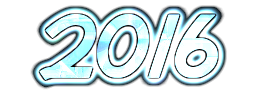 Cifre in grassetto scritte anno 2016