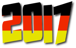 scritta colori bandiera Germania