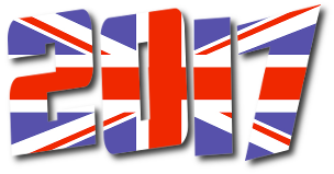 scritta colori bandiera Inghilterra