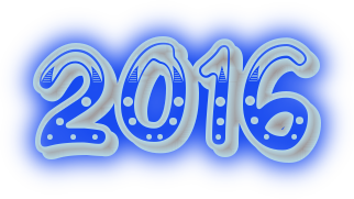 scritta Cifre in grassetto del 2016