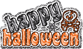 Scritta Halloween gif glitter animate