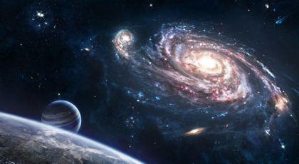 Nebulosa vista della via lattea