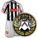 maglia e logo Udinese