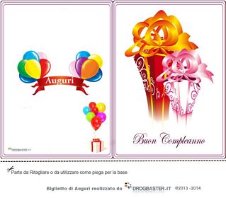 biglietto creativo per auguri