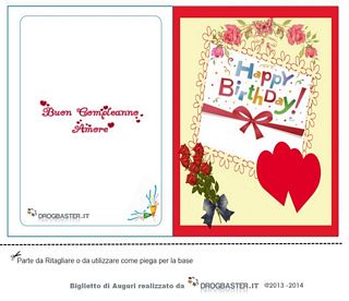 bigliettino personalizzato per maschi