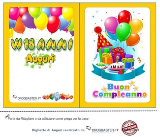 biglietto gratis 18 anni