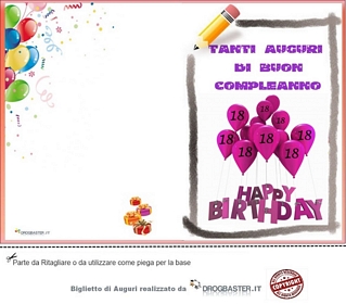 tanti auguri di Buon Compleanno Happy Birthday