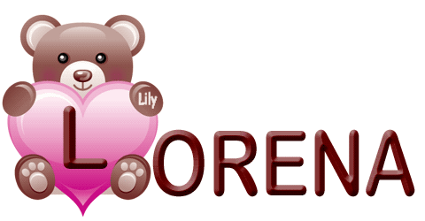 Scritte nomi femminili lorena