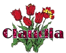 Scritte nomi femminili Claudia