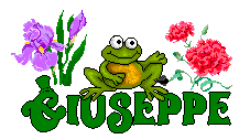 Scritte nomi maschili giuseppe