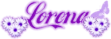 nomi personali glitterati lorena